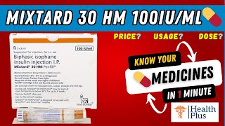 Mixtard 30 HM 100IUml Penfill  Insulin Isophane 70  Human insulin 30 🤔 [upl. by Releehw]