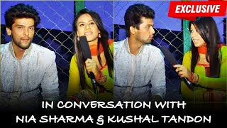 EXCLUSIVE Ek Hazaaron Mein Meri Behna Hai STARS Nia Sharma amp Kushal Tandon Get CANDID [upl. by Rollecnahc911]