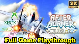 Xbox 360 XBLA After Burner Climax Gameplay Playthrough [upl. by Marieann828]