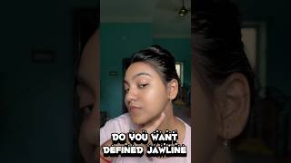 Face Exercise for defined Jawline faceexercise facefitness jawline [upl. by Harutek]