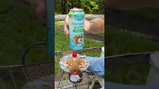 Man Eats Wineberry Pancakes in the WILD [upl. by Anikes]