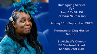 Rev Beverley Patricia McPherson Homegoing Service [upl. by Lehrer]