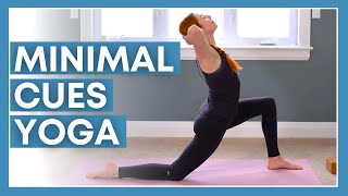 35 min Intermediate Vinyasa Yoga  Minimal Cues amp Backbends [upl. by Alekram905]