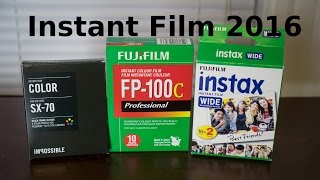 Instant Film YOU Can Shoot in 2016 [upl. by Aymik]