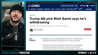 MATT GAETZ WITHDRAWS Says He WILL NOT Serve As Trumps AG After Unfair Media amp Democrat SMEARS [upl. by Johnette]