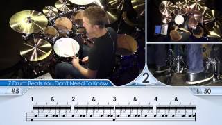 7 Drum Beats You Dont Need To Know  Drum Lesson DRUMEO [upl. by Rather131]