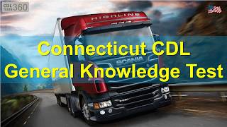 Connecticut CDL General Knowledge Test [upl. by Aneelas992]