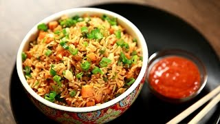 Schezwan Fried Rice Recipe  Chinese Fried Rice Recipe  The Bombay Chef  Varun Inamdar [upl. by Airlie999]