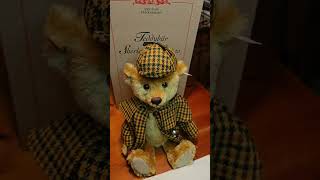 Unboxing Steiff Sherlock Holmes Teddy Vintage tahun 2002 steiff bonekateddybear labubu [upl. by Aicilra]