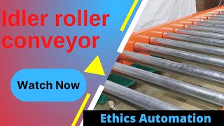 idler roller conveyor ethics automation [upl. by Nevsa]