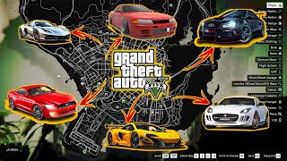 GTA 5  Secret amp Hidden and Rare Vehicle Locations Story Mode [upl. by Carmelita376]