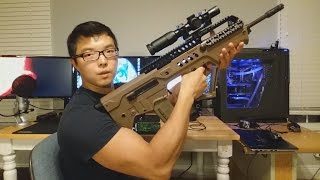 New IWI Tavor Bullpup 3Gun Optics Setup Manticore Arms Overwatch Rail and Primary Arms 16x Scope [upl. by Nadoj]