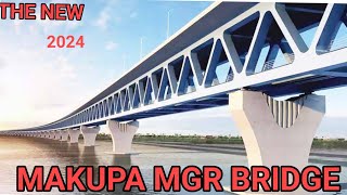 The new MAKUPA MGR railway bridge complete ready for commuter railway [upl. by Attenwad]