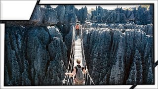 Tsingy de Bemaraha  Stone forest in Madagascar [upl. by Angelia]