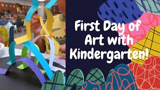 First Day of Art with Kindergarten [upl. by Haymo]