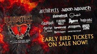 BLOODSTOCK FESTIVAL 2024  BAND ANNOUNCEMENT [upl. by Zacharias]