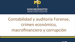 Contabilidad y auditoría Forense [upl. by Noside815]