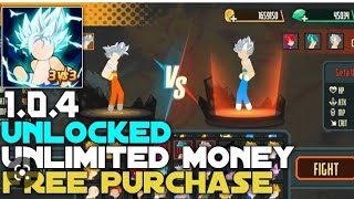 Stickman dragon fight apk Unlimited money and gems and free purchase [upl. by Annawek]