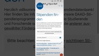 DAADstipendium منحةدراسية Studiumstudyingermany students دراسةجامعية [upl. by Palmore]