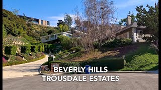 Driving Beverly Hills Trousdale Estates [upl. by Range]