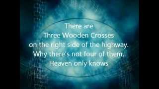 Three Wooden Crosses Lyrics  Three Wooden Crosses by Randy Travis with Lyrics [upl. by Annahsal161]