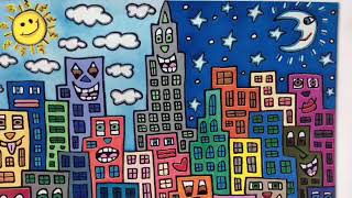 James Rizzi Inspired Cities [upl. by Kinch]