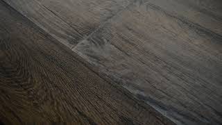 EDMONTON ENGINEERED DARK GREY OAK DISTRESSED HAND SCRAPED 220MM X 206MM WOOD FLOORING [upl. by Aridni]