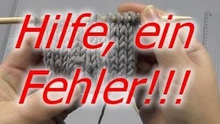 Knooking  Fehler  Hilfe  Auflösen von Maschen [upl. by Dnivra]