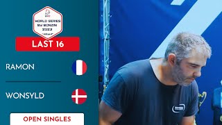 2023 ITSF World Series Bonzini  Open Singles Last 16  Jules RAMON 🇫🇷 vs Sven WONSYLD 🇩🇰 [upl. by Ellenhoj]