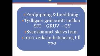 Ny kursplan i svenska som andraspåk grundläggande nivå VUX [upl. by Esiuqcaj802]