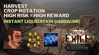 Harvest Crop Rotation Tips amp Tricks  High Risk  High Reward  POE 325 Settlers of Kalguur [upl. by Burny]