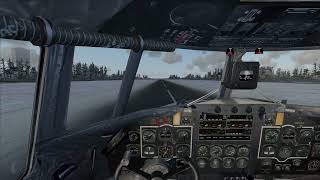 Landind Douglas DC3 in High Level  Canada [upl. by Larner670]