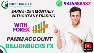 Billion Bucks FX  Earn 5  25 Monthly  PAMM Account Trading  Vantage [upl. by Alton819]