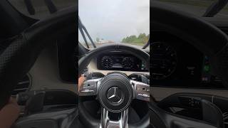 Commuting to work in E63 AMG on Autobahn autobahn mercedes 300kmj [upl. by Vivica334]