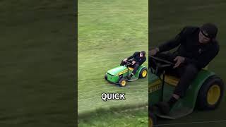 Racing Lawn Mower 😲 [upl. by Llien457]