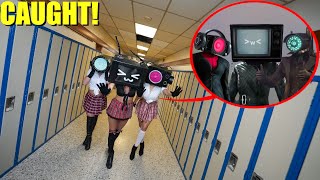 I CAUGHT THE SKIBIDI GIRLS AT SCHOOL IN REAL LIFE SKIBIDI MOVIE [upl. by Morette407]