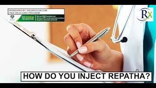 How Do You Inject Repatha [upl. by Adnorehs]