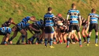 Dromore High v Banbridge Academy Highlights Rugby Schools Cup 2017 [upl. by Odarbil]