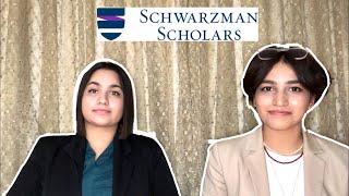 Schwarzman Graduate Scholarship  Application Process amp Tips from Alum Abiha [upl. by Pickett]