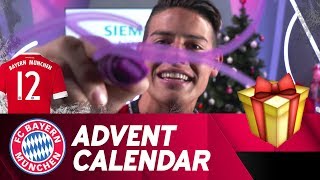 Drawing w James Rodríguez  FC Bayern Xmas Advent Calendar 12 [upl. by Dottie]