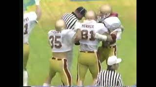 81 Boston College LB Andy Hemmer aka CincinnatiPR FUMBLE RECOVERY vs West Virginia at Morgantown [upl. by Inanaup]