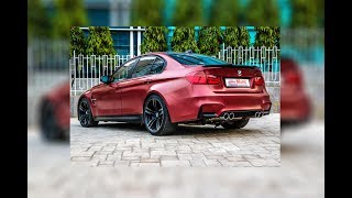 BMW M3 F80 w iPE Exhaust System amp Frozen Red Metallic Peelable Paint By Auto Marc  India [upl. by Nylanna]