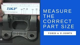 How to measure yokes and u joints [upl. by Rice]