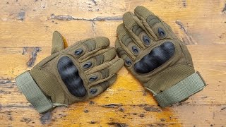 Hard Knuckle Tactical Gloves Review [upl. by Zolnay]