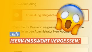 IServPasswort vergessen – was nun [upl. by Junina788]