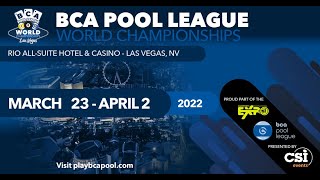 Badboys Billiard Productions Live Stream BCA World Championships 8 Ball Silver Division Point Match [upl. by Buckley453]