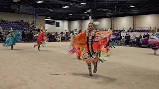 Jr Womens Fancy Shawl  Durant powwow 2023 [upl. by Ellehcan]