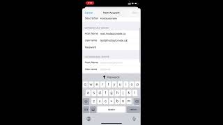 How to set up an IMAP  POP email account on the iPhone [upl. by Mathre755]