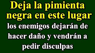 Deja la pimienta negra en este lugar los enemigos dejarán de hacer daño y vendrán a pedir disculpas [upl. by Aneehsar]