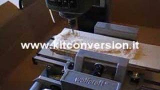 Proxxon MF70 CNC convertita con il Kiwi [upl. by Ameehs]